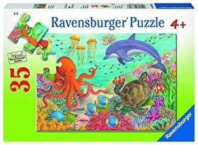 Resim Ravensburger 35 Parça Okyanus Canlıları Puzzle 087808 