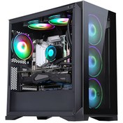 Resim Frisby FC-9450G Moro 750W 80+ Bronze 4x120MM RGB Fan Temperli Cam USB 3.0 Micro-ATX Mid-Tower Gaming Kasa Frisby