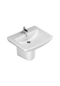 Resim Turavit Plaza Yarım Ayak Lavabo 48,5 X 60 Cm 