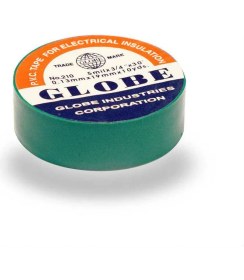 Resim Globe Izole Bant 10 x 19 Yeşil Renkte - Elektrik Izole Bantı - Plastik Bant - Yapıştırıcı Bant -Hsyn- 