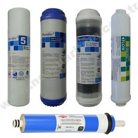 Resim 10 Inç Housingli Su Arıtma Cihazları Için 5 Li Filtre Takımı 