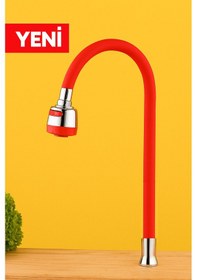 Resim Kubar Musluk Başlığı 360 Döner Silikon Boru Aparat, Su Tasarru 