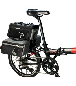 Resim Procycle Katlanır Bisiklet Termal Çanta Heybe Seti 3lü Gri 