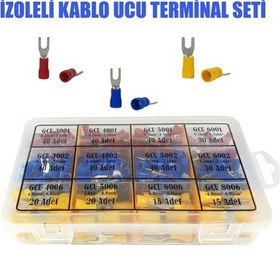 Resim Gwest - 370 Parça Izoleli Çatal Uçlu Terminal Full Seti 