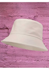Resim Tezzgelsin Unisex Uv Korumalı Pamuku Bucket Şapka Bej 