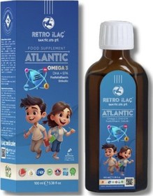 Resim Retro İlaç Atlantic Omega3 100 Ml 