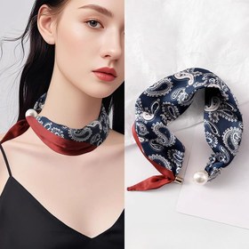 Resim Şık Kadın Hafif Eşarp Yaka - Saç Bağlama, Çanta, Bileklik için Çok Yönlü Moda Aksesuarı | Nefes Alabilir ve Rüzgar Geçirmez | Günlük Kıyafet ve Anneler Günü Hediyesi için İdeal, Şık Eşarp 