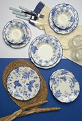 Resim Tabak Evi Stoneware Flower Yemek Takımı 6 Kişilik 24 Parça 
