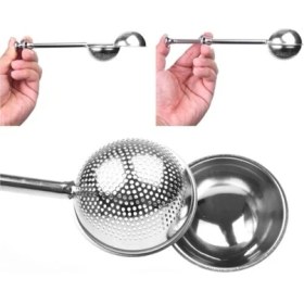 Resim Paslanmaz Çelik Pratik Çay Süzgeci 