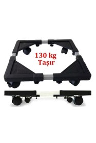 Resim çeksür Tekerlekli Teleskopik Buzdolabı Altlığı Çamaşır Makinesi Altlığı Beyaz Eşya Soba Taşıma Altlığı 