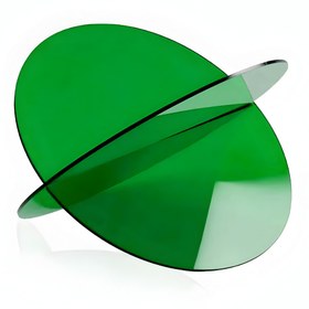 Resim Bola Concept Yeşil Dergilik, 5 mm Dayanıklı Pleksi, 40x40 cm, Modern Gazetelik Dekoratif Kitaplık 