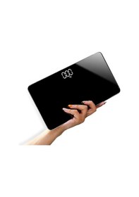 Resim Seyahat Vücut Ağırlığı Ölçer, Aynalı Küçük Taşınabilir Dijital Banyo Terazisi, Kişisel Sağlık İçin Mini Elektronik Terazi, Usb Şarj 