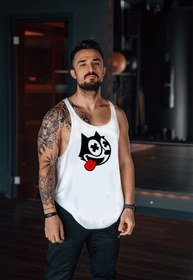Resim Freeyez Shocked Gym Fitness Tank Top Sporcu Atleti 
