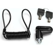Resim Pengfushop5 Siyah Stil Anti Hırsızlık Kilidi Güvenlik Hırsızlık Önleyici Bisiklet Bisiklet Disk Fren Kilidi Mooter Kickscooter Malzemeleri Için Hırsızlık Koruması (Yurt Dışından) 