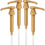 Resim Passing 4 Adet Kahve Şurubu Pompalı Dağıtıcı Şişe Baskı Ayağı El Pompası Kafası Kahve Aromalı Şuruplar Için (Yurt Dışından) 