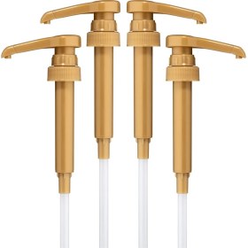 Resim Passing 4 Adet Kahve Şurubu Pompalı Dağıtıcı Şişe Baskı Ayağı El Pompası Kafası Kahve Aromalı Şuruplar Için (Yurt Dışından) 