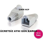 Resim Krem Rek Rj-45 Konnektör Kılıfı 100Lü Paket 