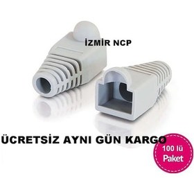 Resim Krem Rek Rj-45 Konnektör Kılıfı 100Lü Paket 