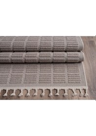 Resim Bukle11880 Bej Yumuşak Dokulu Halı Kilim Salon Mutfak Koridor Kesme Yolluk Dokuma Makine Halısı Bej 