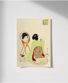 Resim Çerçevesiz Poster Kimono Ve Güzellik 