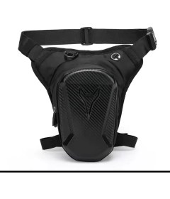 Resim Newish Unısex Ayarlanabilir Askılı Kulaklık Şarj Kablo Çıkışlı Motorcu Omuz Bel Bacak Çantası NEW367 