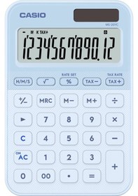 Resim Casio Ms-20yc-lb-w-dp Hesap Makinesi Desktop Gri - Siyah 