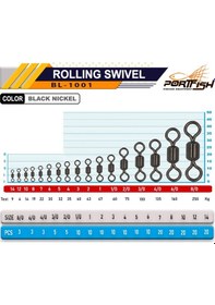 Resim Portfish Bl-1001 Bilyalı Fırdöndü (550419951) 