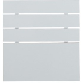 Resim PASİFİC HOME Huga Tek Kişilik Beyaz Yatak Başlığı 100lk / 100 Cm Baza Başlık 