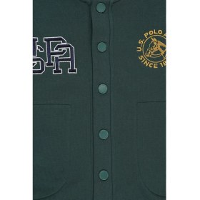 Resim U.s. Polo Assn. Erkek Çocuk Koyu Yeşil Hırka (Örme) 50308581-VR079 