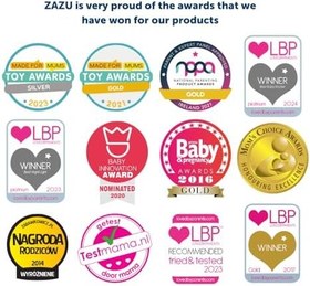 Resim Zazu Kids Sam Çocuklar için Gece Lambalı Uyku Arkadaşı, Pembe 