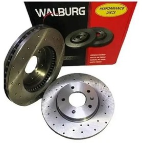 Resim WALBURG Opel Vectra B Performans Delikli Ön Fren Disk Takımı WALBURG Marka 