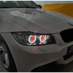 Resim AYDIN TUNİNG Bmw E90 Kasa Uyumlu - Far Içi 4 Lü O Tip Angel 16 Renkli 
