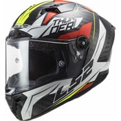Resim LS2 Thunder Chase Beyaz-Kırmızı Full Face Motosiklet Kaski 