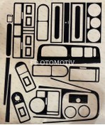 Resim FD OTOMOTİV Volkswagen Bora Full Set Torpido, Konsol, Trim, Göğüs Kaplama Seti Piano Black Renk 