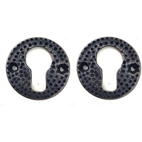 Resim Antika Tarz Dekoratif Pirinç Oda Kilit Rozeti - 49mm, Oksit Tdrtr ANTİK 