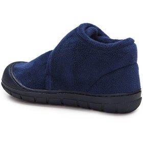 Resim Vicco Color Model Rahat Kalıp Erkek Okul Öncesi Bebek ve Çocuk Ev Ayakkabısı - Lacivert Panduf 