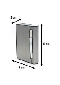Resim Antrasit Tabakalı Jet Çakmak - Tbksm3087Mr001 Antrasit 
