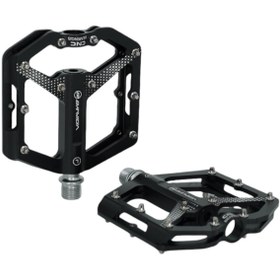 Resim Briviga PDL-3316 100x101mm Mtb Alüminyum CNC Rulmanlı Platform Pedal Siyah 