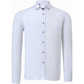 Resim Üçlü Set G721 Dewberry Erkek Gömlek-siyah-beyaz-bej Siyah-beyaz-bej 