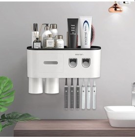 Resim Diş Fırçalık Çok Fonksiyonlu Beyaz 