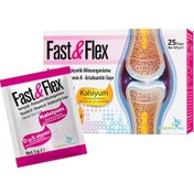 Resim Fast & Flex Probiyotik D3 K2 Astaksantin Kalsiyum İçeren Takviye Edici Gıda 25 Saşe 
