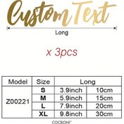 Resim Sunshine022 Altın Boyut S 3lü Paket Motosiklet Su Geçirmez Yapıştırma Dekal 