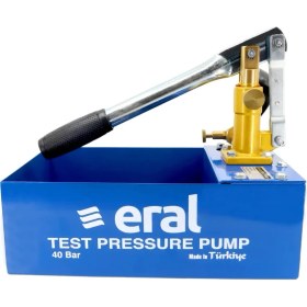 Resim Manuel Test Basınç Pompası ERAL ER-40 40 Bar Su ve Yağ Uyumlu Uzun Ömürlü Kullanım İçin 
