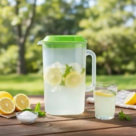 Resim VeraGlobe Buğz Oval Plastik Sürahi 