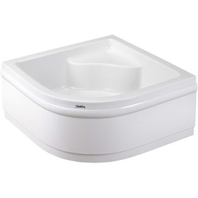 Resim Renkli Oturmalı Küvet | Jakuzi | Yalıköy | Sanacryl - 105x105 / Beyaz / 1 Kişilik 