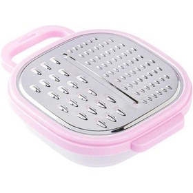 Resim Tantitoni Kapaklı Düz Paslanmaz Çelik Hazneli Pembe Rende Pembe 