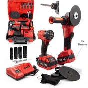 Resim Branzeg Brz901 36v Sarjlı Ikili Set Spral Somun Sıkma Matkap 