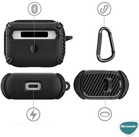 Resim Microsonic Apple AirPods Pro 2.Nesil Legacy Cube için Kılıf Kırmızı [AirPods Pro 2. Nesil ile Uyumlu Kılıf - Kırmızı] 