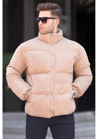 Resim Madmext Camel Nubuk Erkek Şişme Mont 6802-camel Camel 