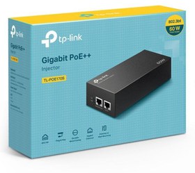 Resim TP-Link TP-LINK OMADA TL-POE170S 48VOLT 60WATT GIGABIT PORT POE ADAPTÖR 